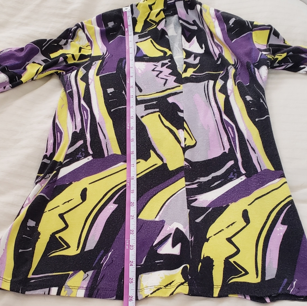 Fabrizio Gianni V neck blouse M - Picture 9 of 11